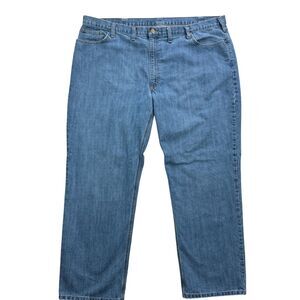 Carhartt Mens Holter Relaxed Fit Jeans Men’s 48x32 Blue Straight Leg 101483